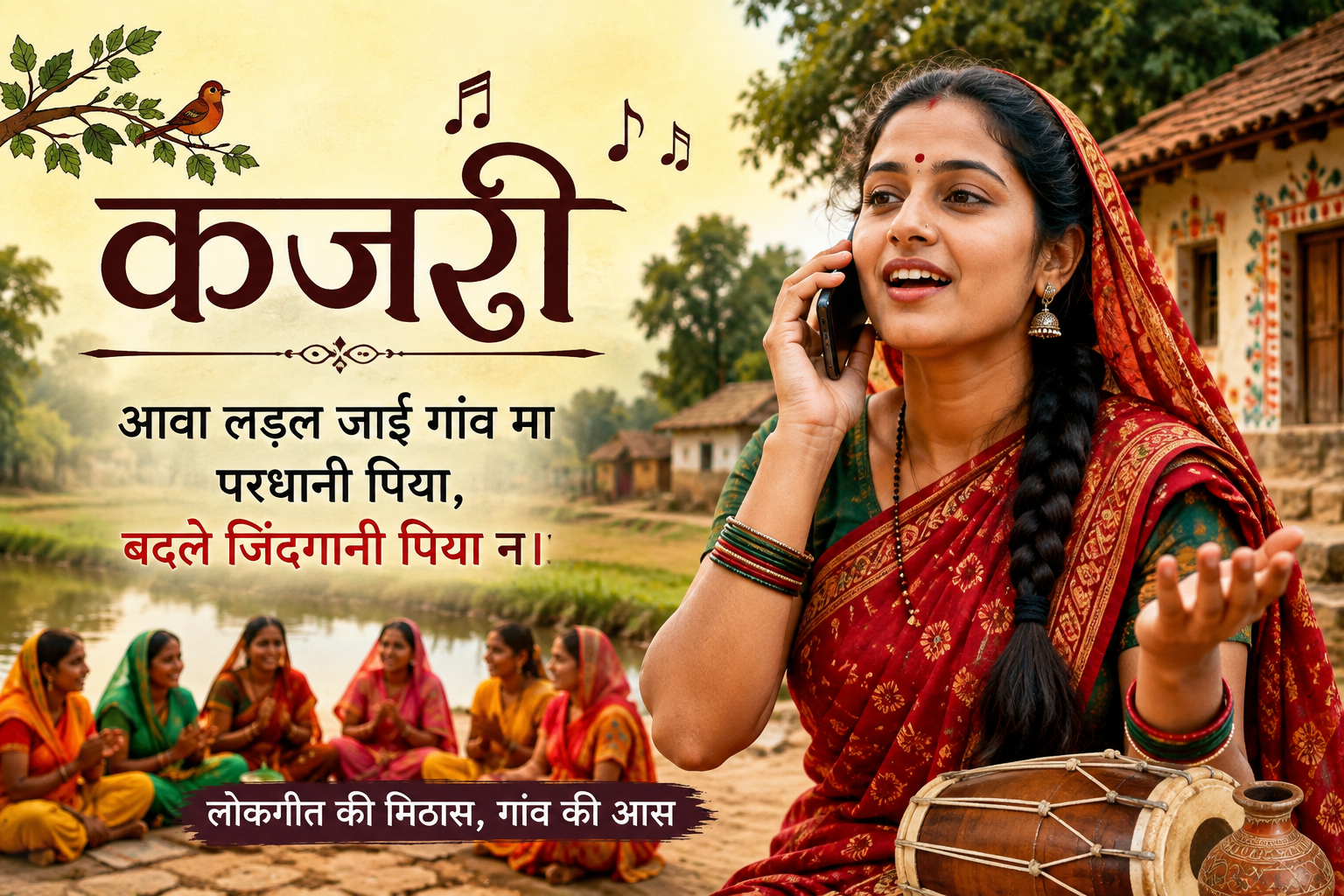कजरी: आवा लड़ल जाई गांव मा परधानी पिया, बदले जिंदगानी पिया न